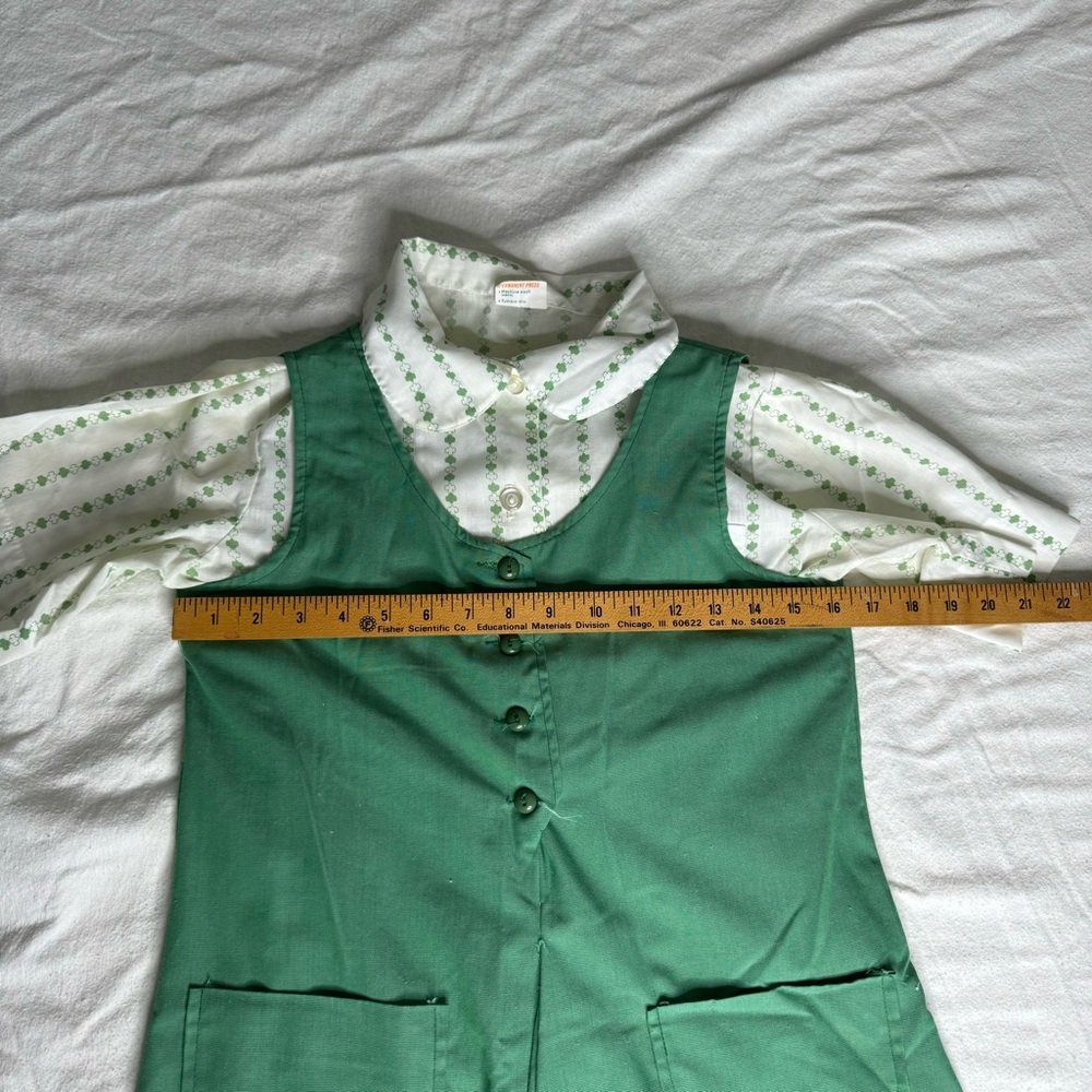 Girl‎ Scout Set Of 2 Uniform Dresses Green & Brown Size 10 8 Permanent Press Tag - Picture 14 of 17